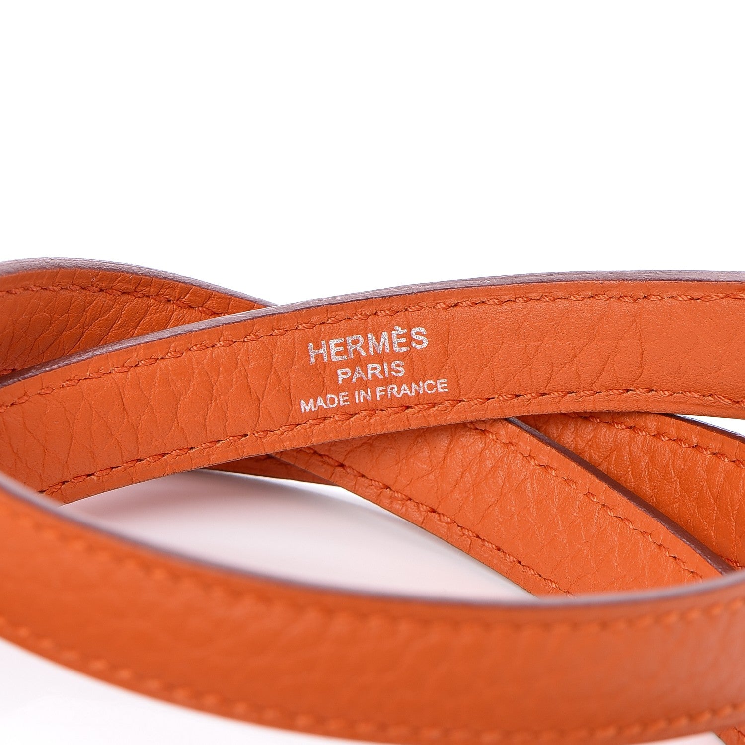 Hermes Taurillon Clemence Kelly Retourne 28 Orange 12 of 35
