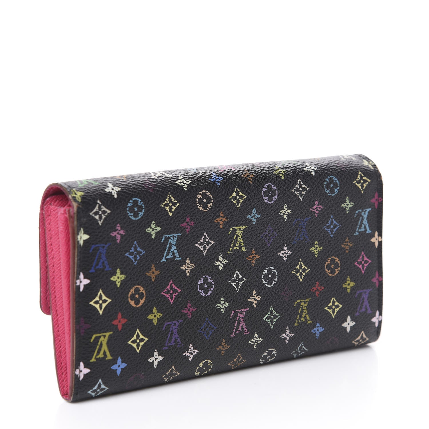 Louis Vuitton Monogram Multicolor Sarah Wallet Black Grenade 2 of 7