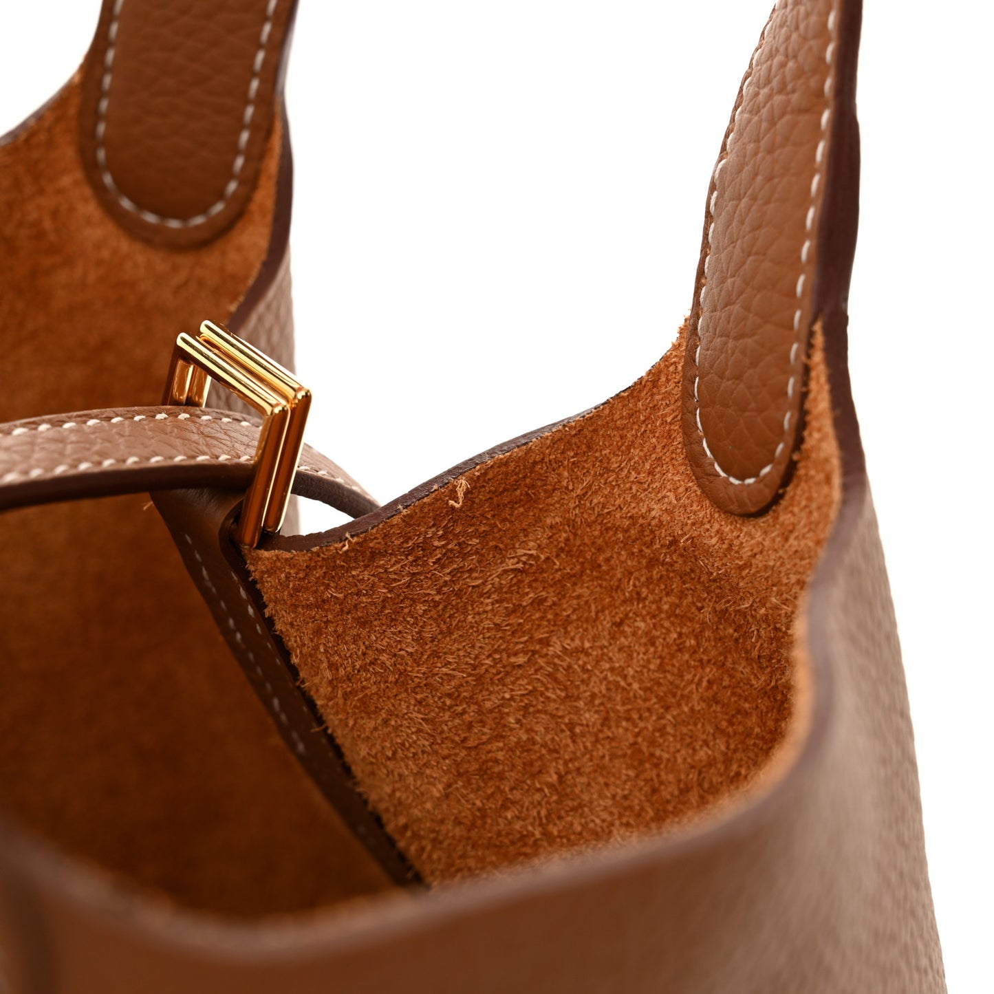 Taurillon Clemence Picotin Lock 18 PM Gold