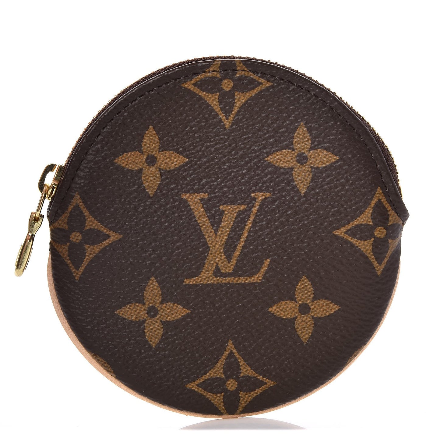 Monogram Round Coin Purse