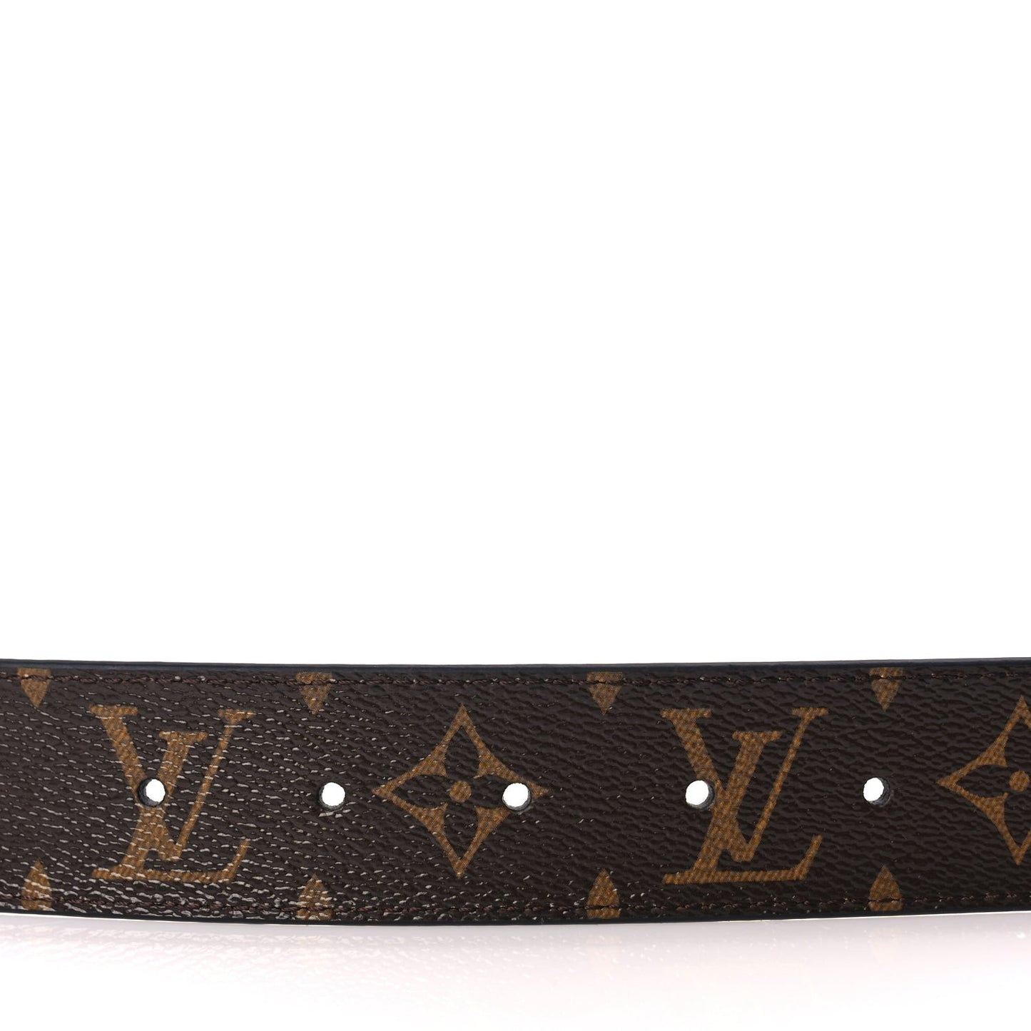 Monogram LV Circle 35mm Reversible Belt 75 30 Black