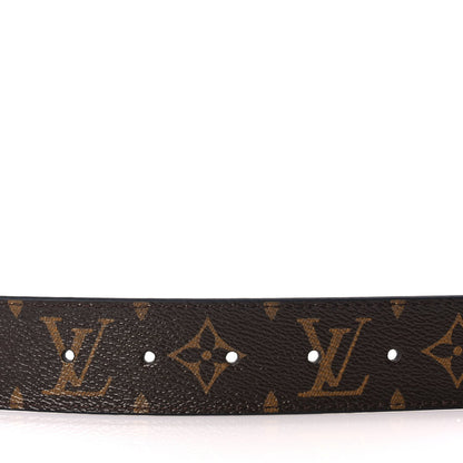 Louis Vuitton Monogram LV Circle 35mm Reversible Belt 75 30 Black 4 of 5