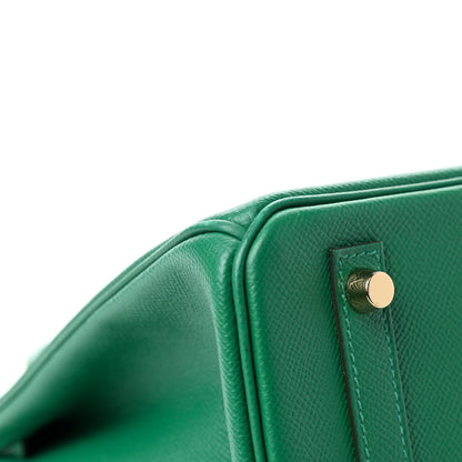 Hermes Epsom Birkin 30 Vert Vertigo 10 of 14