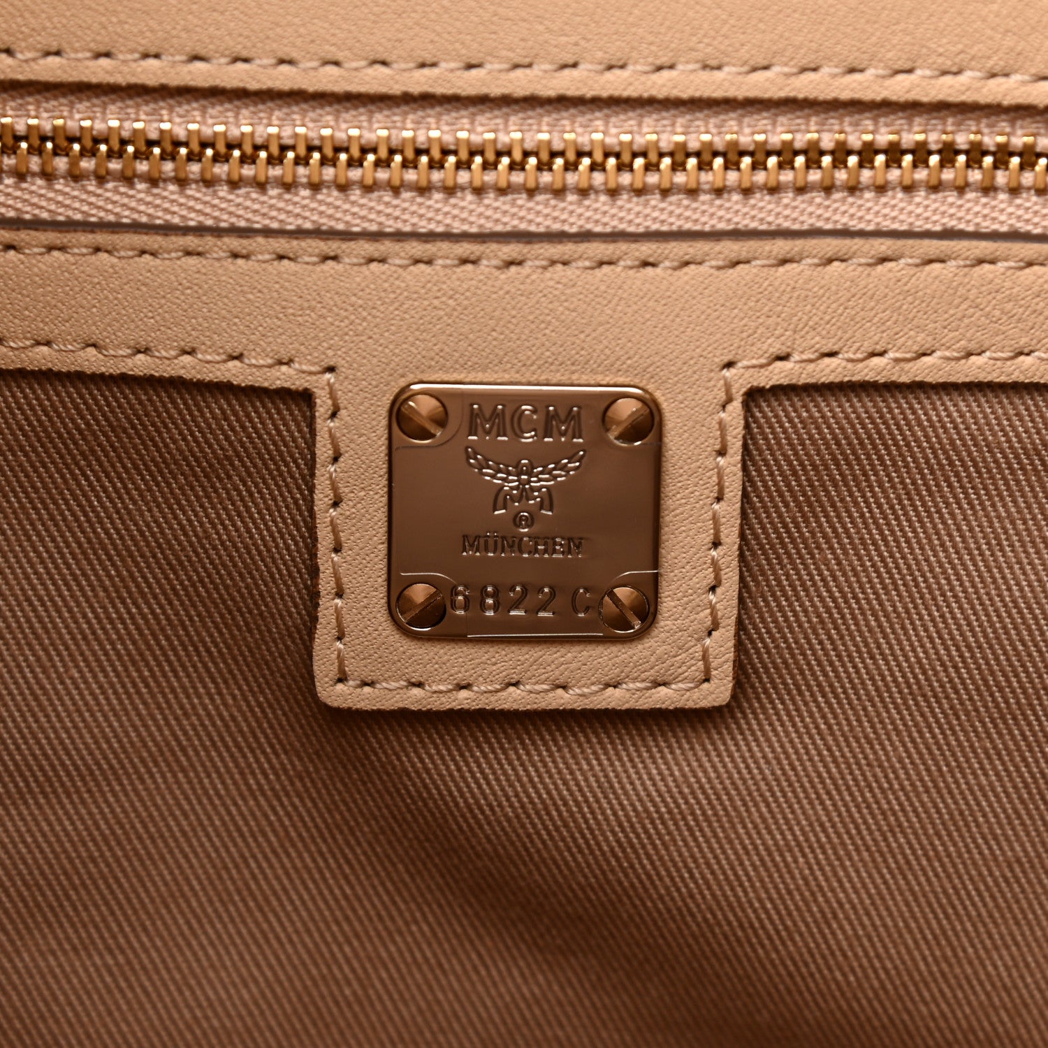 MCM Calfskin Ottomar Medium Klara Hobo New Beige 6 of 10