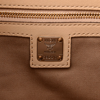 MCM Calfskin Ottomar Medium Klara Hobo New Beige 6 of 10