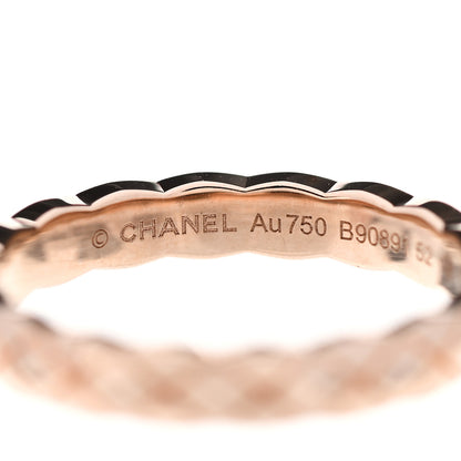 Chanel 18K Beige Gold Mini Coco Crush Ring 52 6 3 of 5
