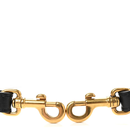 Christian Dior Canvas Embroidered Shoulder Strap Black White 4 of 4