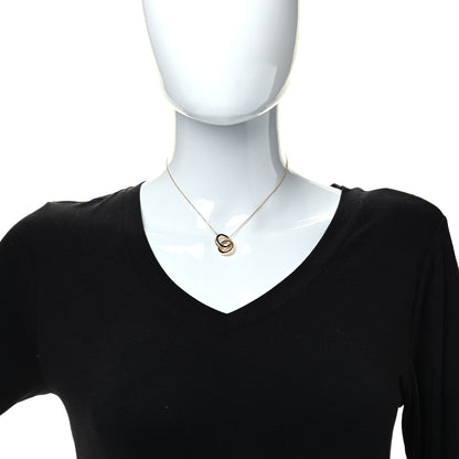 Tiffany 18K Yellow Gold 1837 Interlocking Circles Pendant Necklace 2 of 6