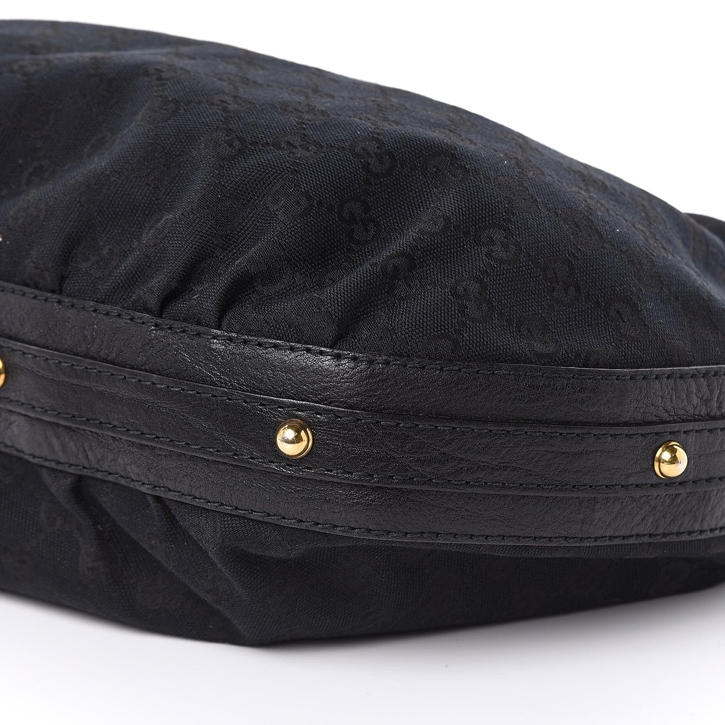 Monogram Medium Interlocking Hobo Black