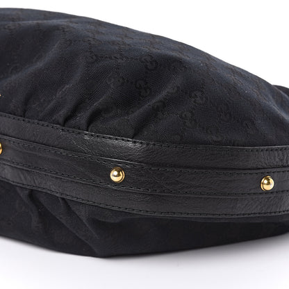 Gucci Monogram Medium Interlocking Hobo Black 9 of 10