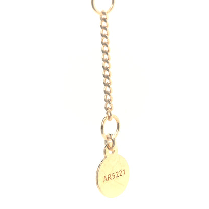 Fendi Metal Karligraphy Necklace Gold 5 of 6
