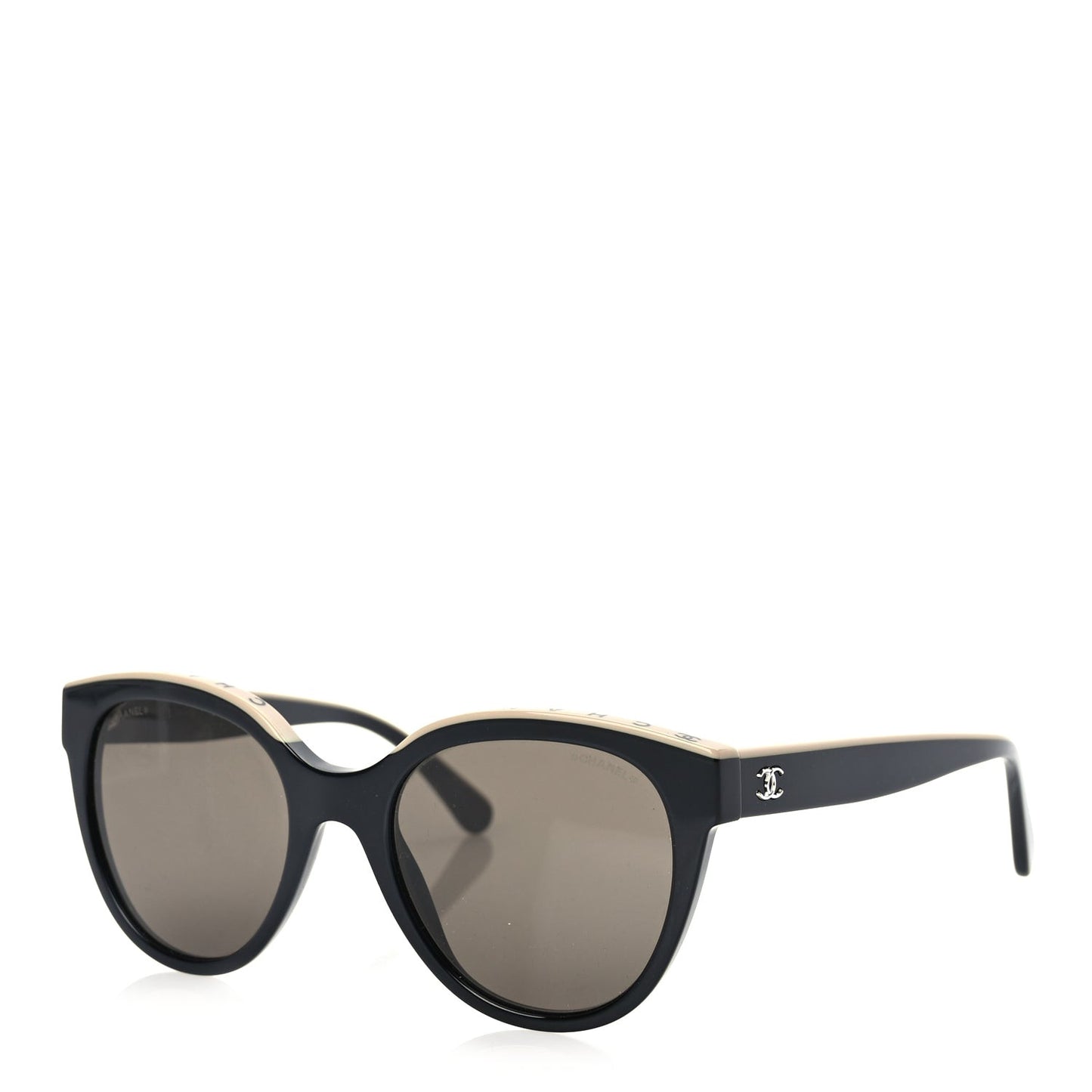 Acetate CC Butterfly Sunglasses 5414 Black Beige
