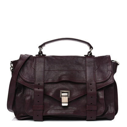 Proenza Schouler Lambskin Medium PS1 Satchel Oxblood 1 of 4