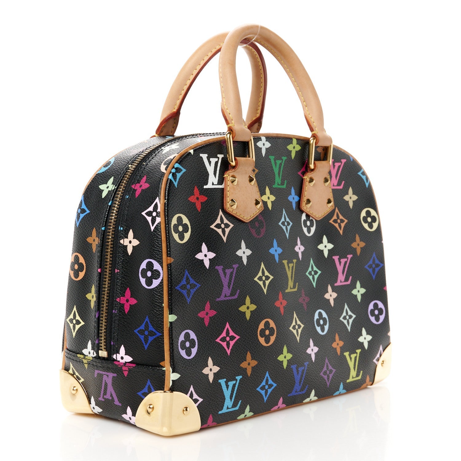 Louis Vuitton Monogram Multicolor Trouville Black 3 of 7