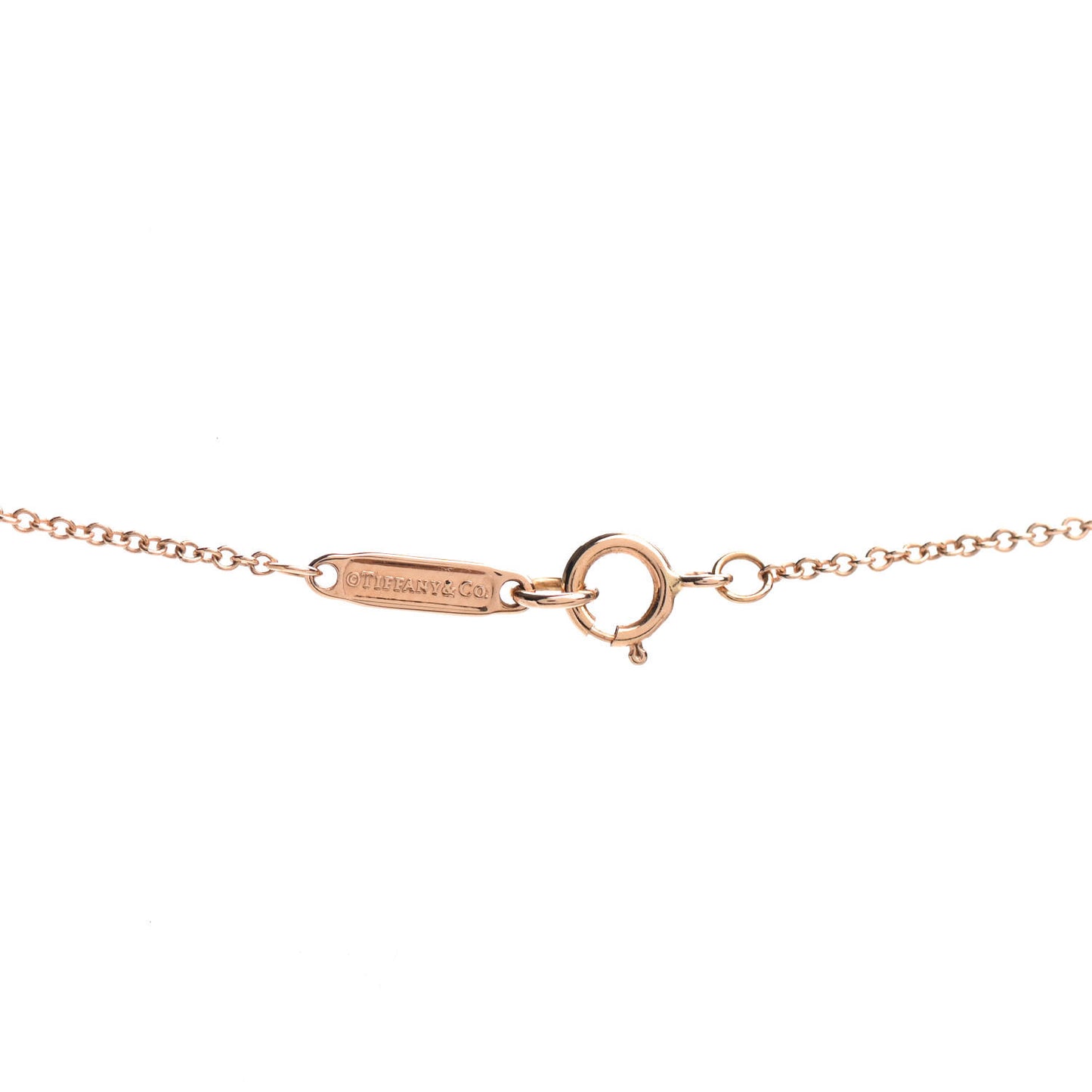 18K Rose Gold Diamond Mini Bow Pendant Necklace
