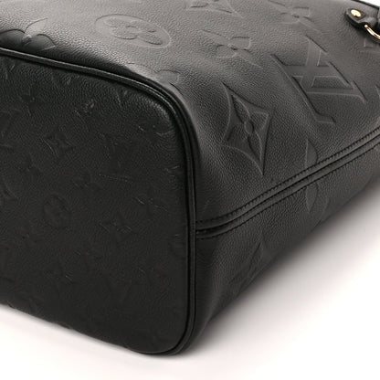 Louis Vuitton Empreinte Monogram Giant Neverfull MM Black 9 of 9