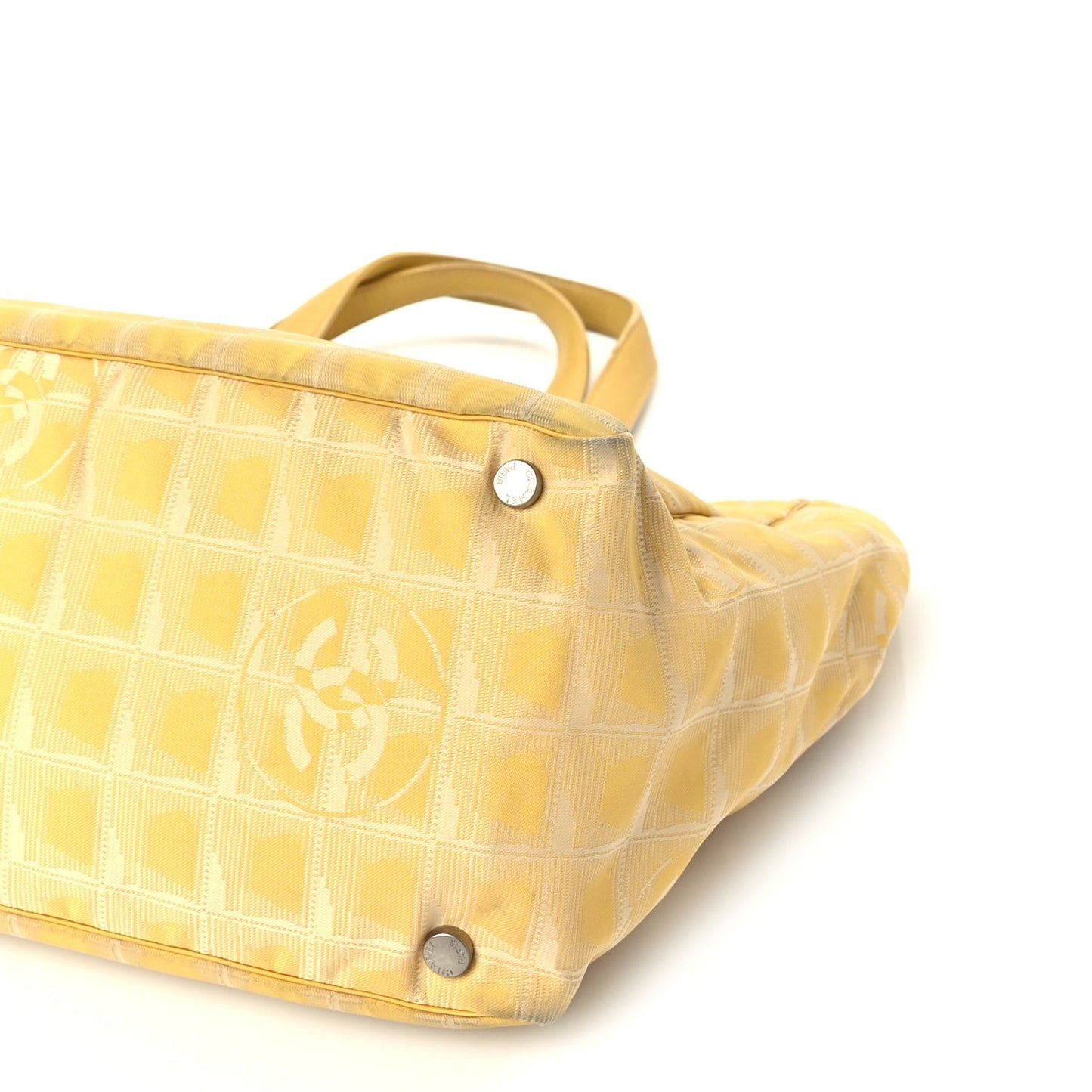 Nylon Travel Large Tote  Yellow