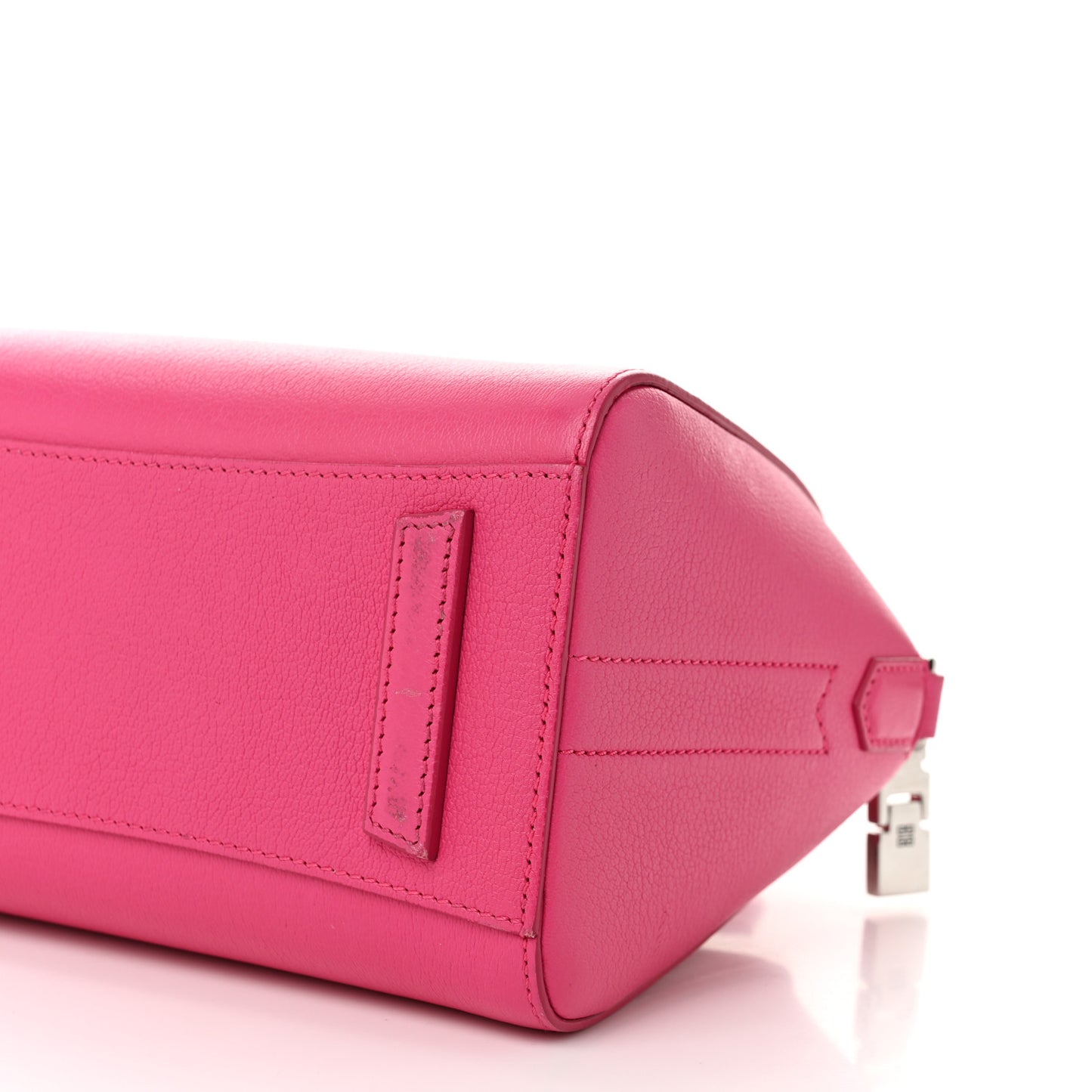 Sugar Goatskin Mini Antigona Neon Pink