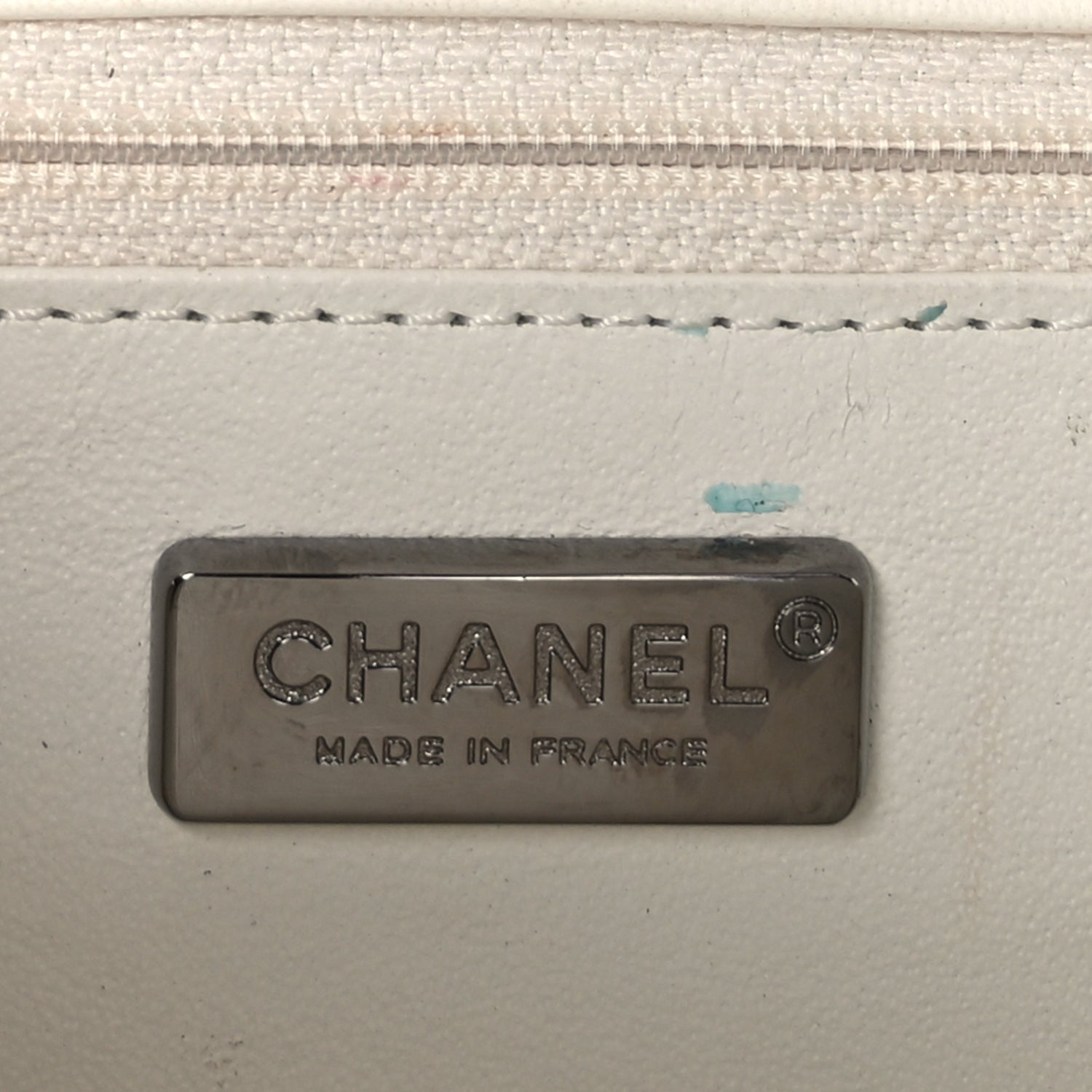 Chanel Snakeskin Crochet Quilted Flap Bag Beige 5 of 8