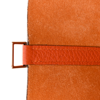 Hermes Taurillon Clemence Picotin Lock 18 PM Orange Poppy 7 of 7
