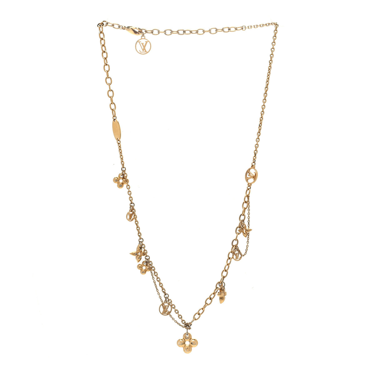 Louis Vuitton Blooming supple necklace Gold 1 of 4