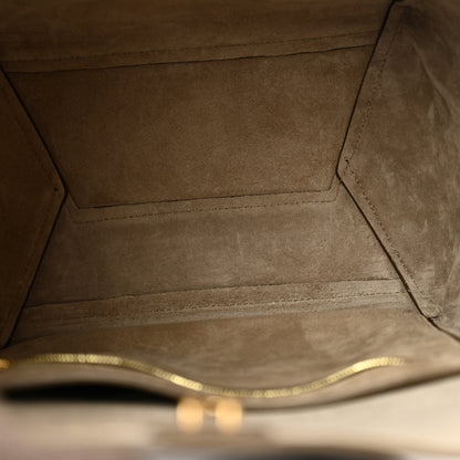 Celine Soft Grained Calfskin Sangle Bucket Bag Taupe 5 of 12