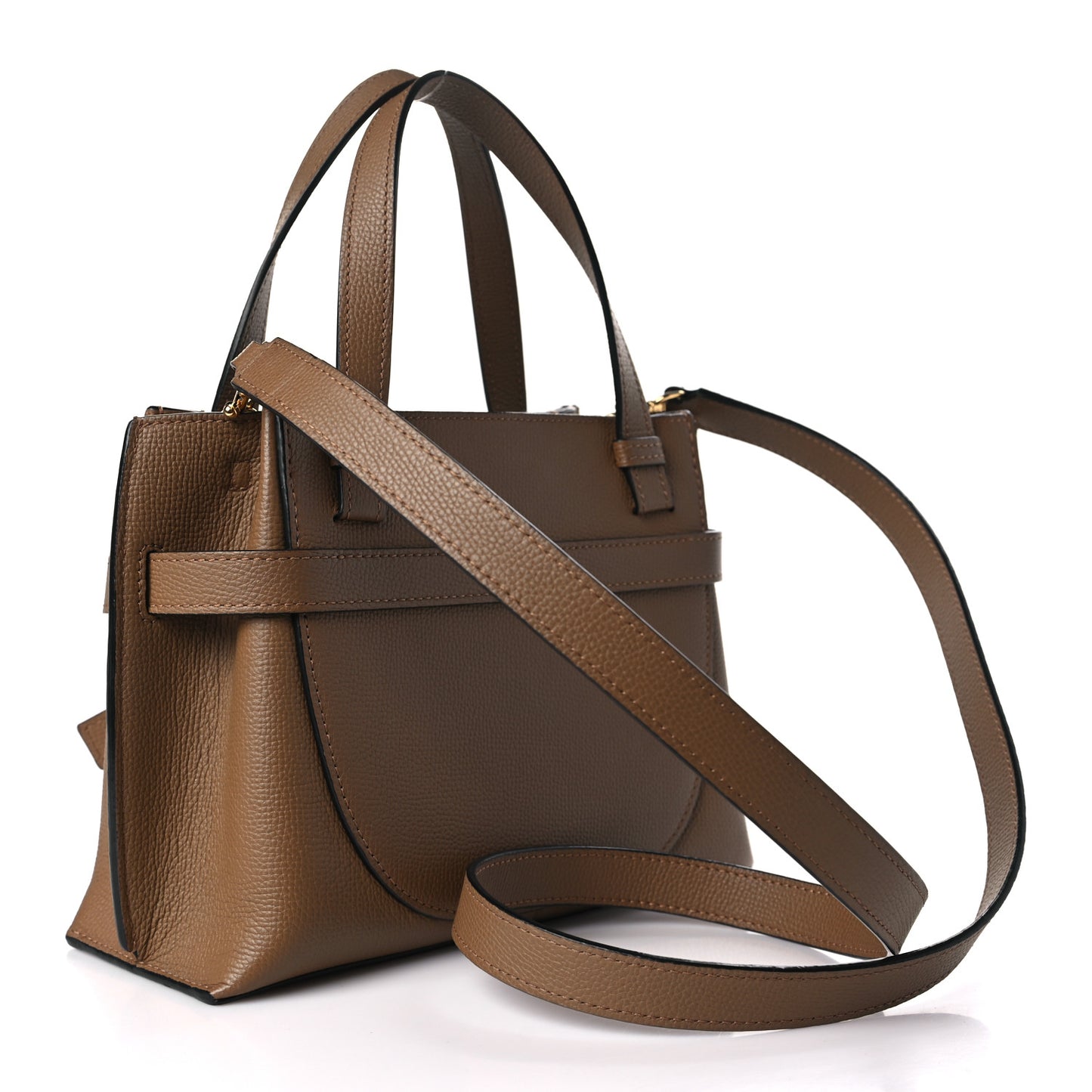 Calfskin Mini Gate Tote Oak