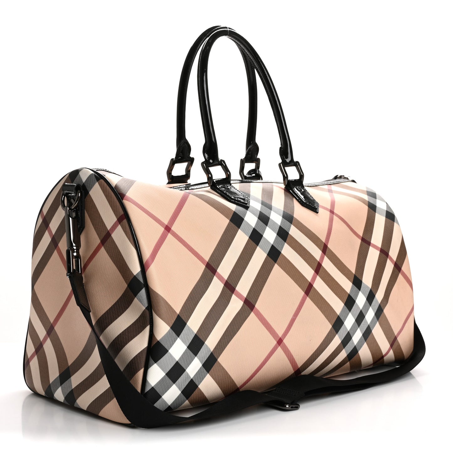 Supernova Check Duffle Bag Black