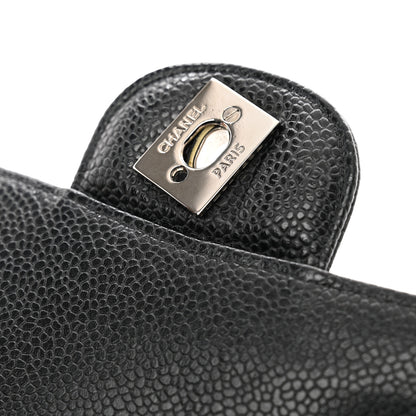 Chanel Caviar Quilted Medium Double Flap Black 14 of 14