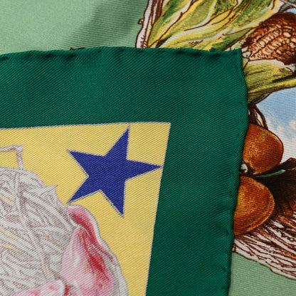 Hermes Silk Faune Et Flore Du Texas Scarf 5 of 5