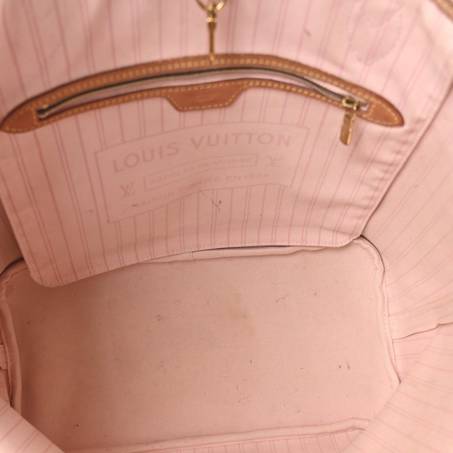 Damier Azur Neo Neverfull MM Rose Ballerine