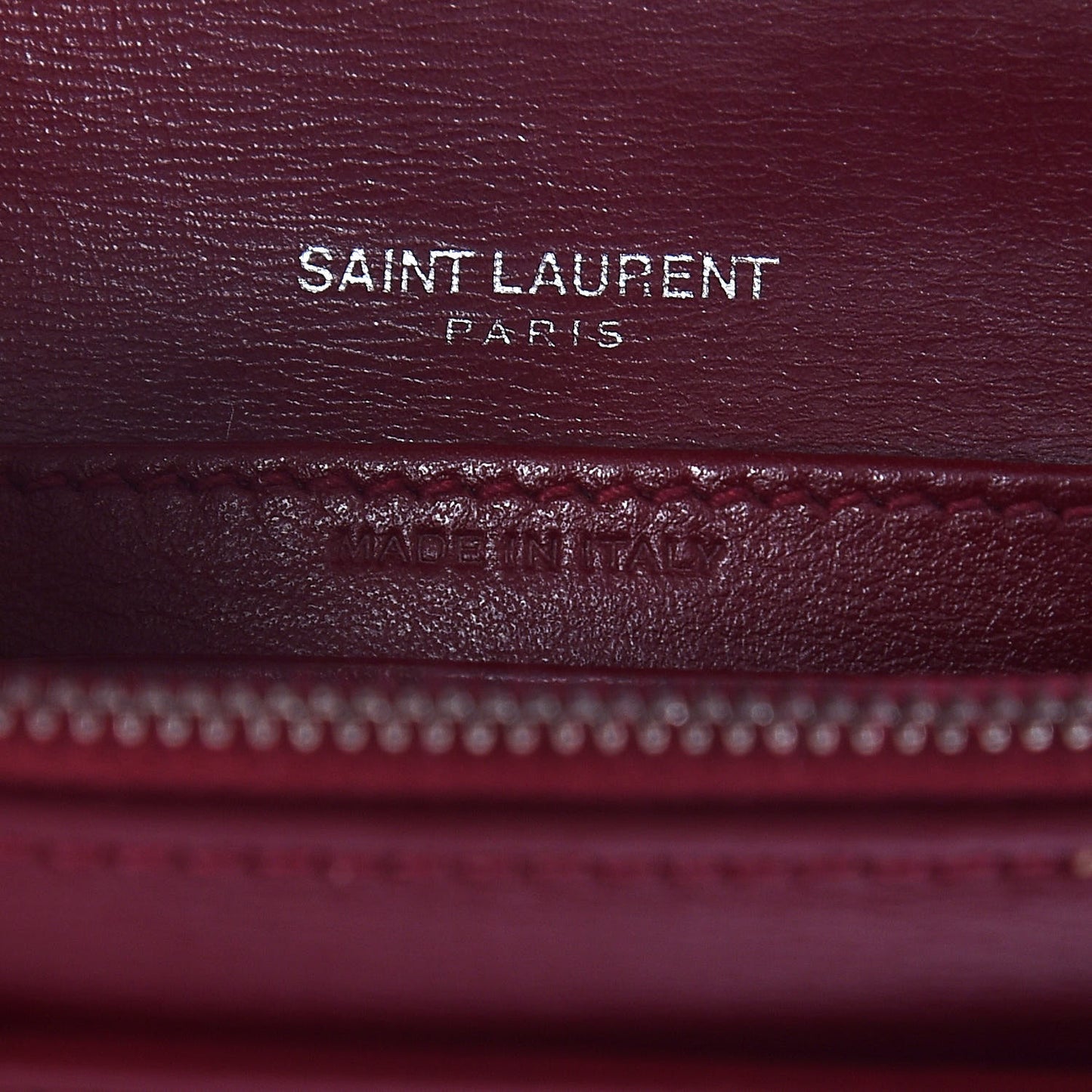 Calfskin Monogram Sunset Chain Wallet Palissandre