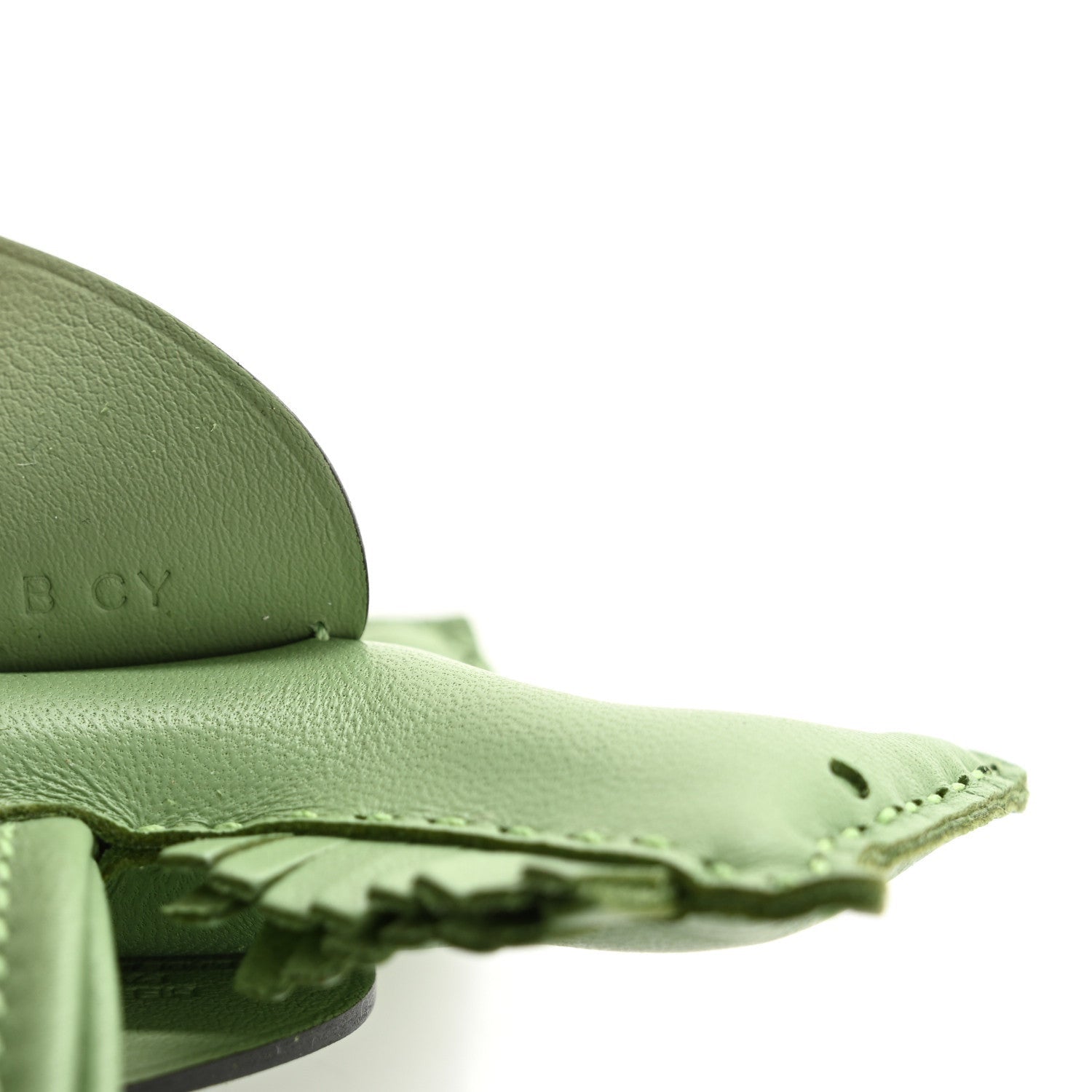 Hermes Milo Lambskin Grigri Rodeo Pegase Horse Bag Charm PM Vert Criquet 4 of 5