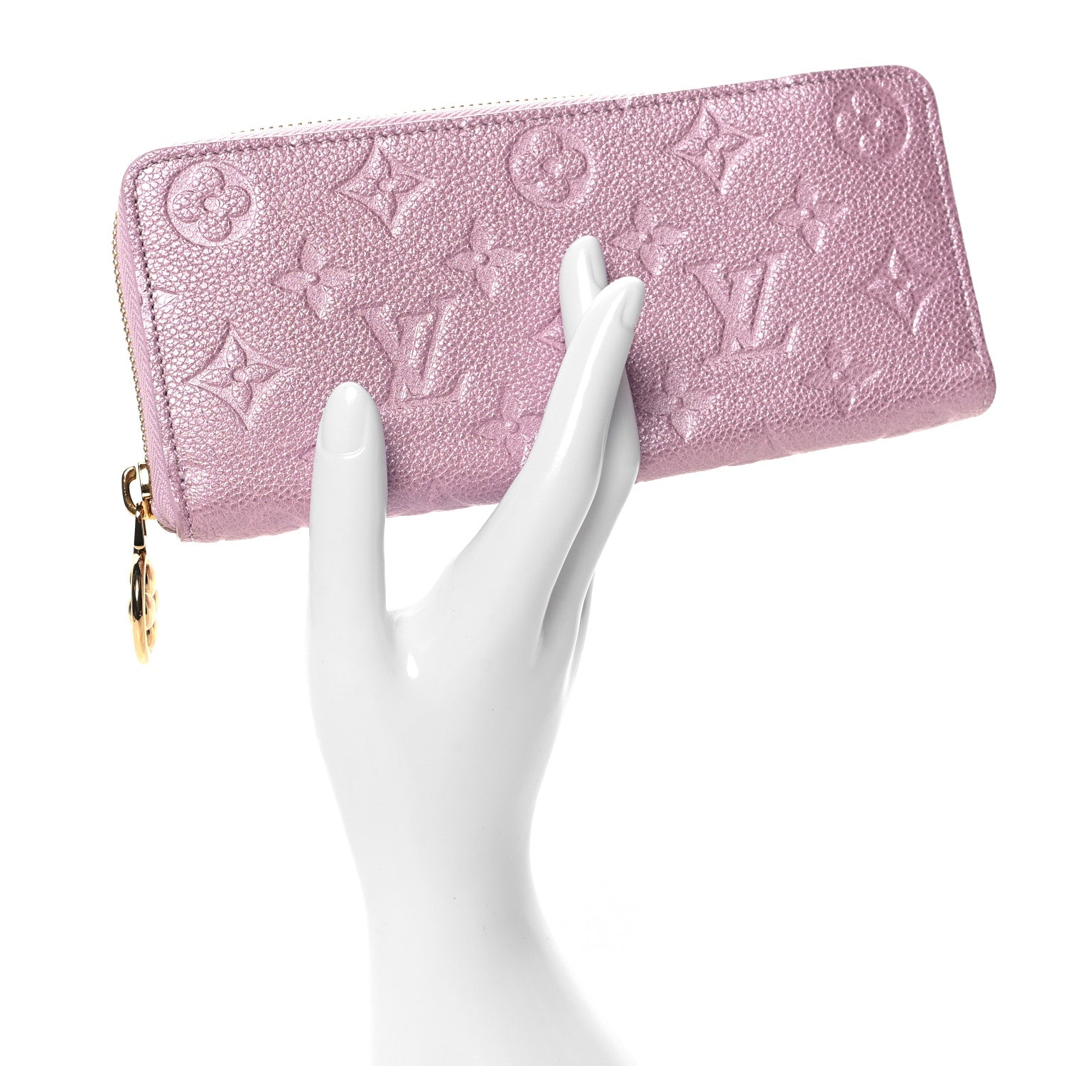 Louis Vuitton Metallic Empreinte Clemence Wallet Pearly Lilac 2 of 6