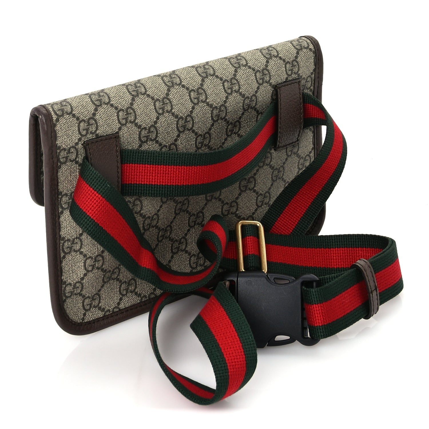 Gucci GG Supreme Monogram Neo Vintage Web Belt Bag  Brown 2 of 8