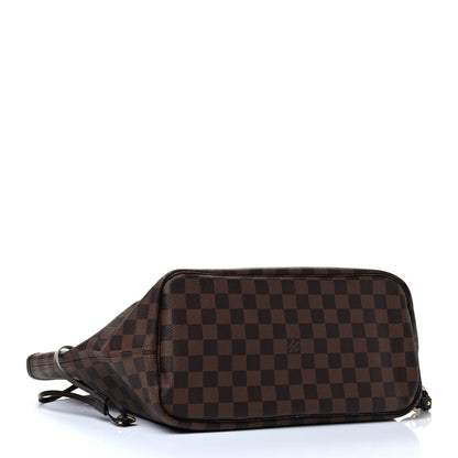 Louis Vuitton Damier Ebene Neo Neverfull MM Rose Ballerine 3 of 4