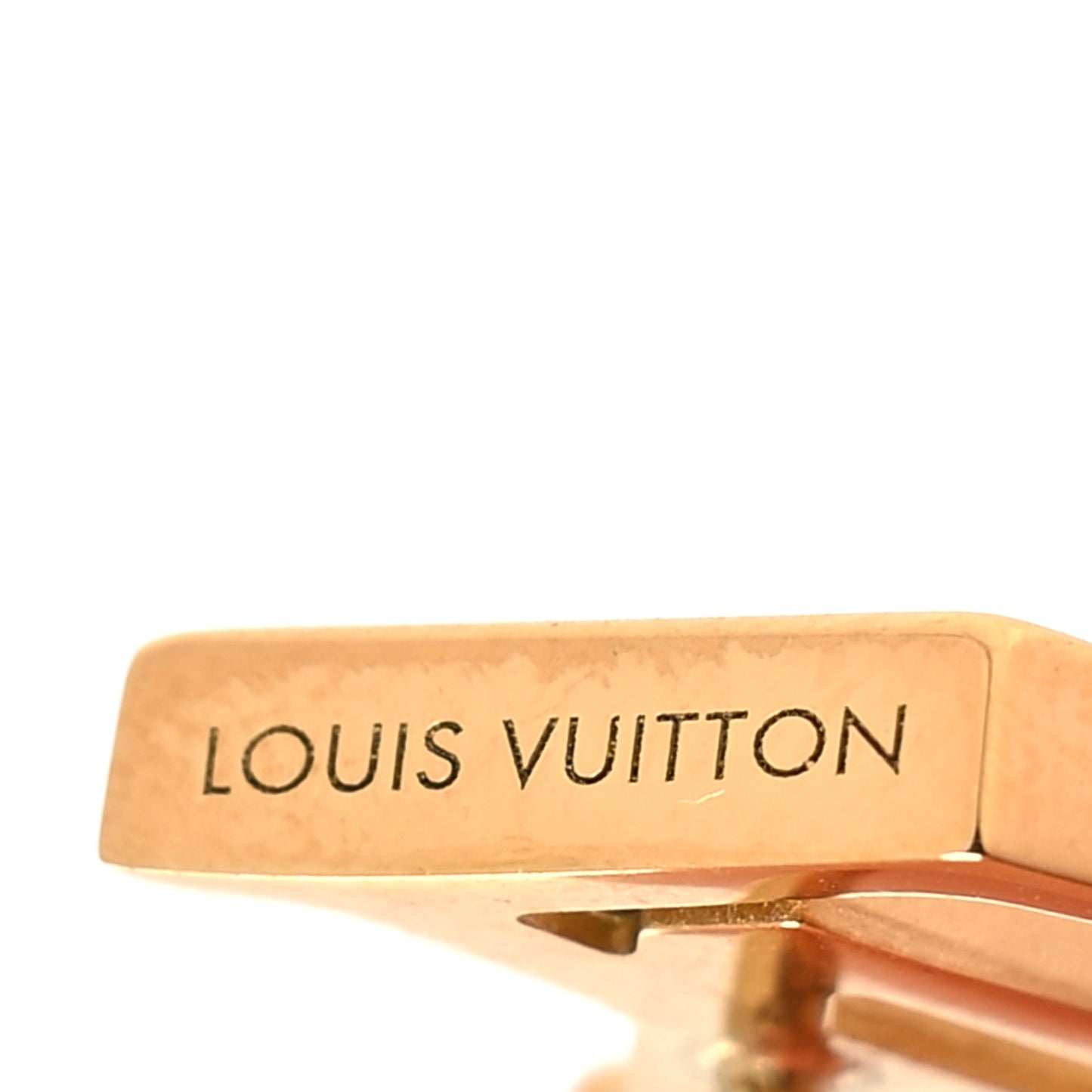 Metal LV Iconic Earrings Gold