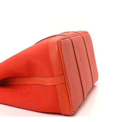 Hermes Toile Officier Negonda Garden Party 30 TPM Rouge Tomate Capucine 8 of 8