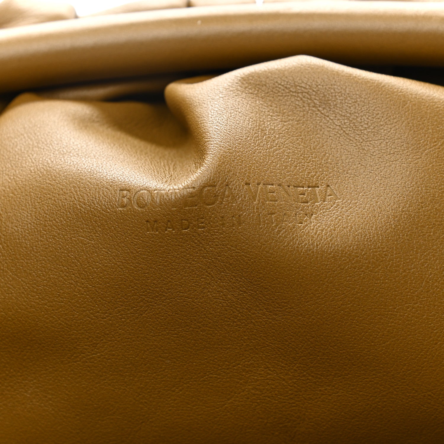Bottega Veneta Smooth Butter Calf The Pouch Oversized Clutch Moutarde 6 of 10