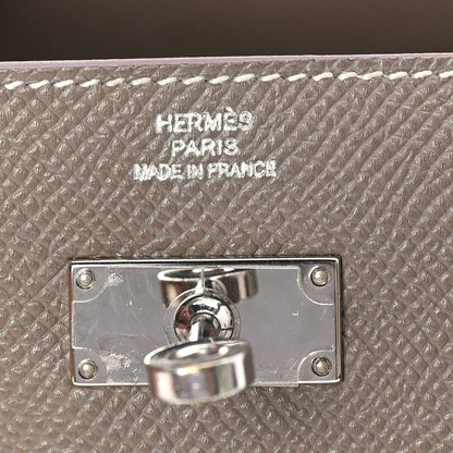 Hermes Epsom Kelly Longue Wallet Etoupe 6 of 7