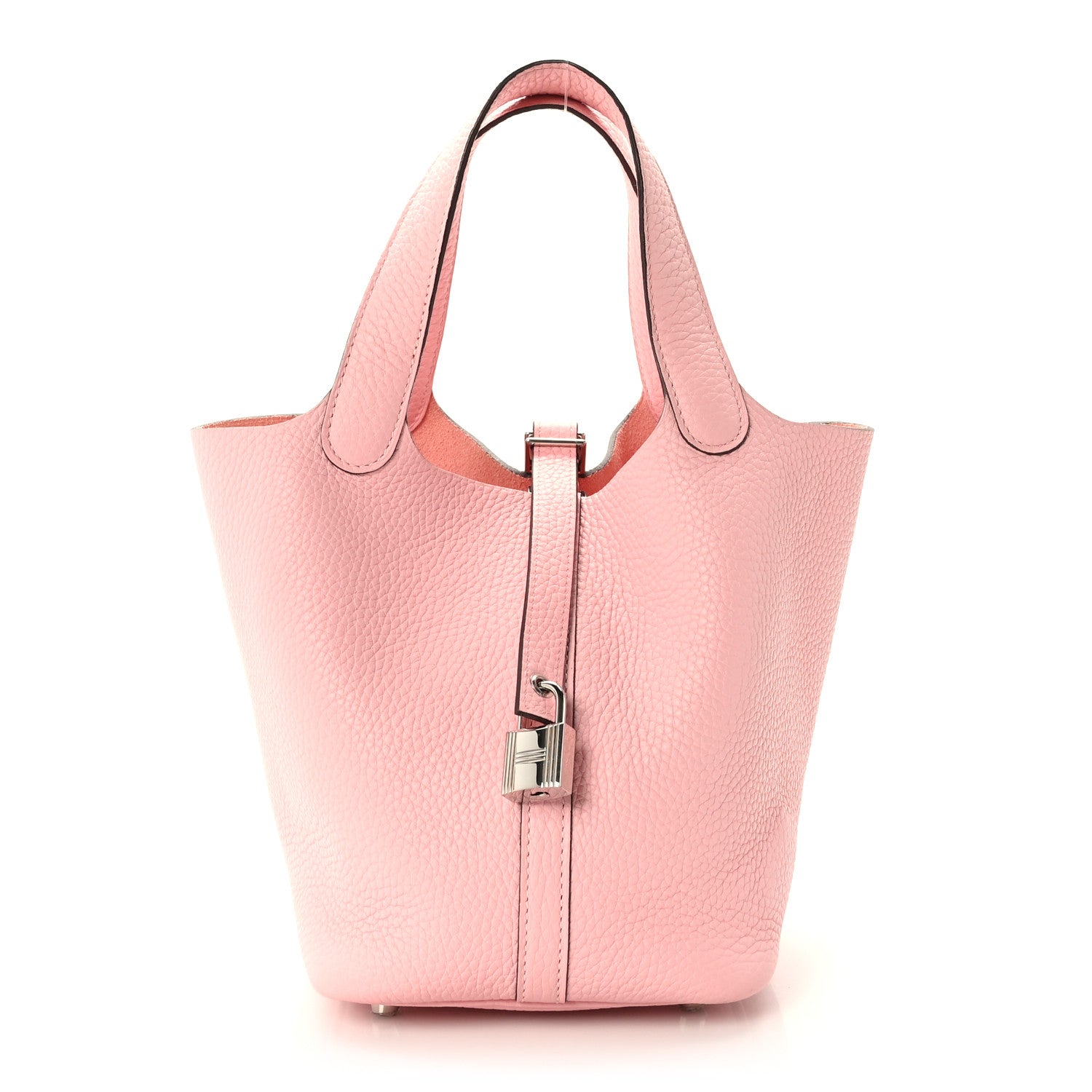 Hermes Taurillon Clemence Picotin Lock 18 PM Rose Sakura 1 of 12