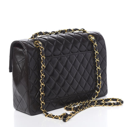 Chanel Lambskin Quilted Medium Single Flap Black 3 of 11