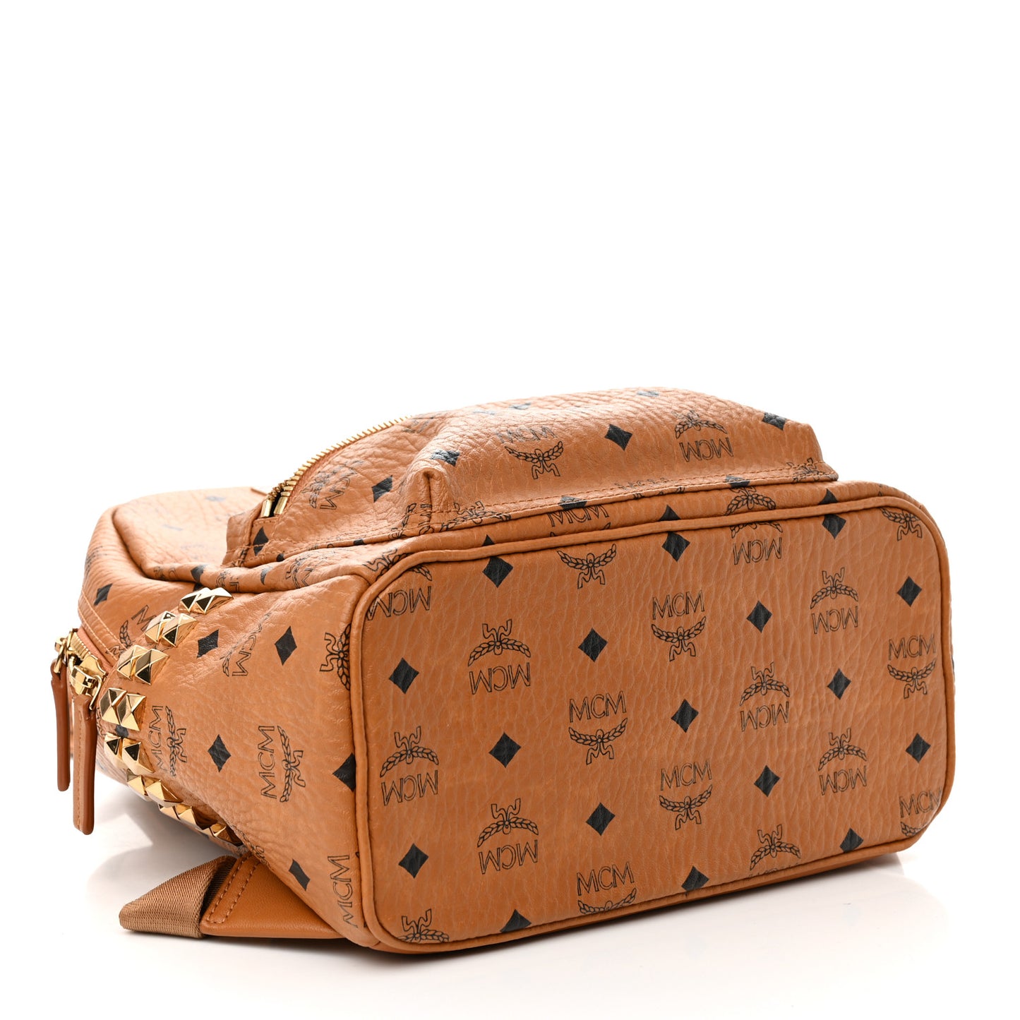 Visetos Small Side Stud Stark Backpack Cognac Cognac