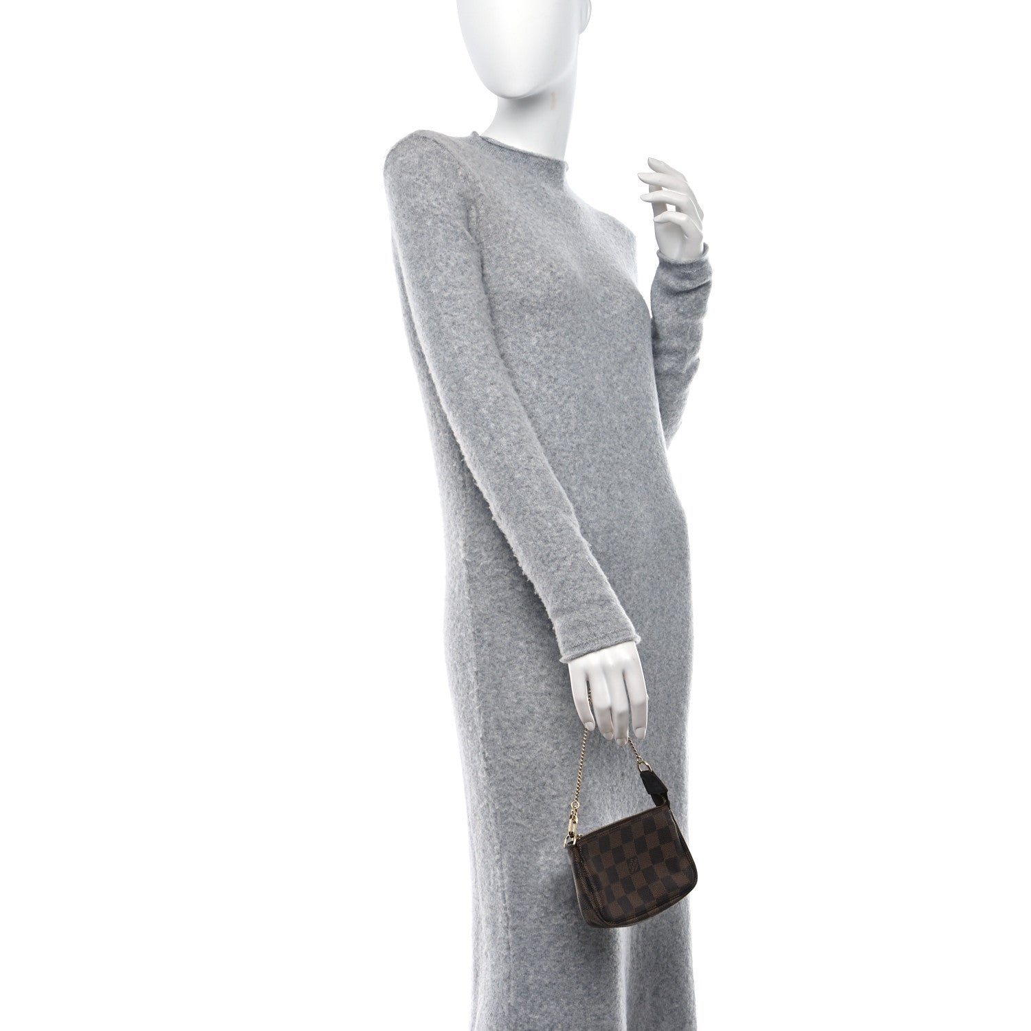 Louis Vuitton Damier Ebene Mini Pochette Accessories 2 of 9