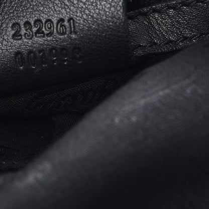 Gucci Guccissima Medium Icon Bit Hobo Black 6 of 7