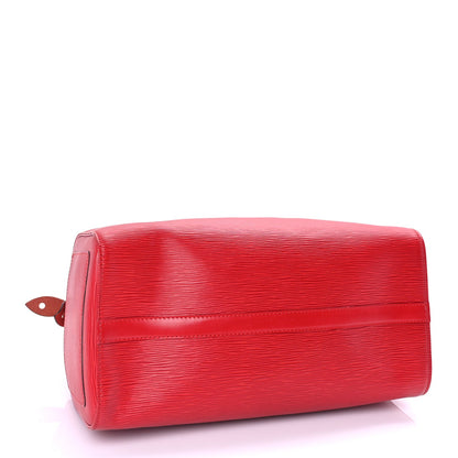Louis Vuitton Epi Speedy 35  Castillan Red 3 of 8