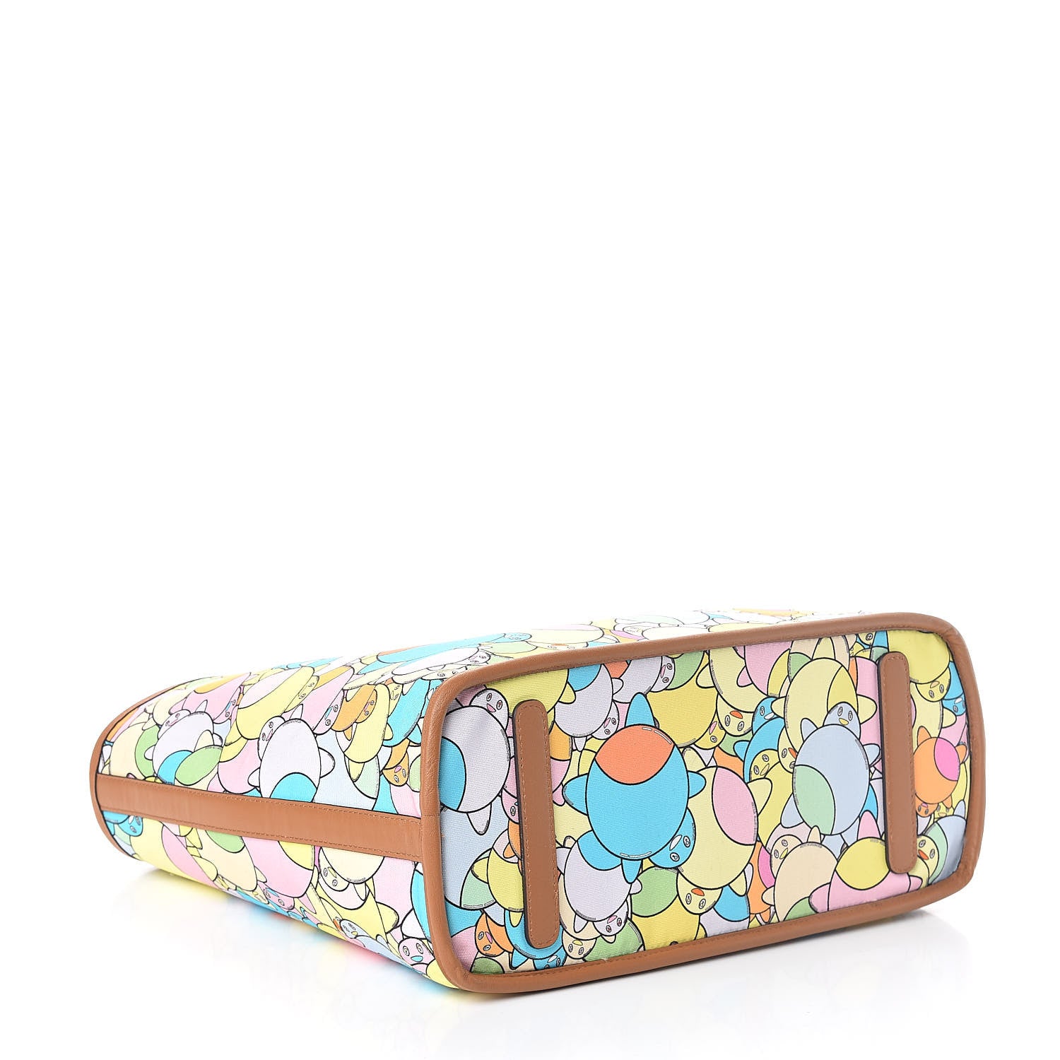 MCM X Eddie Kang Visetos Medium Reversible Shopper Tote Natural 11 of 17