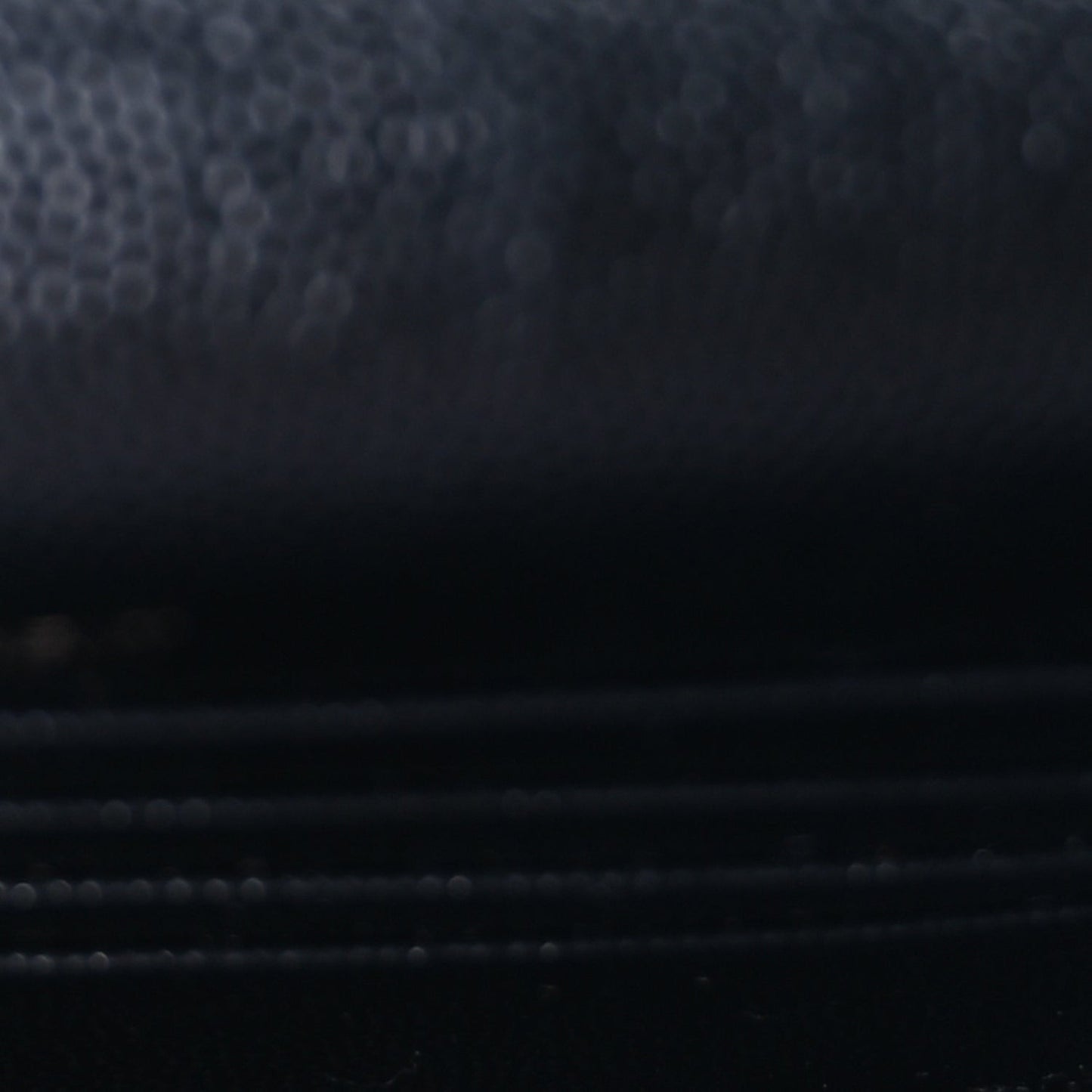 Grain De Poudre Matelasse Chevron Monogram Monochrome Envelope Chain Wallet Black
