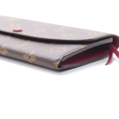 Louis Vuitton Monogram Emilie Wallet Red 9 of 9
