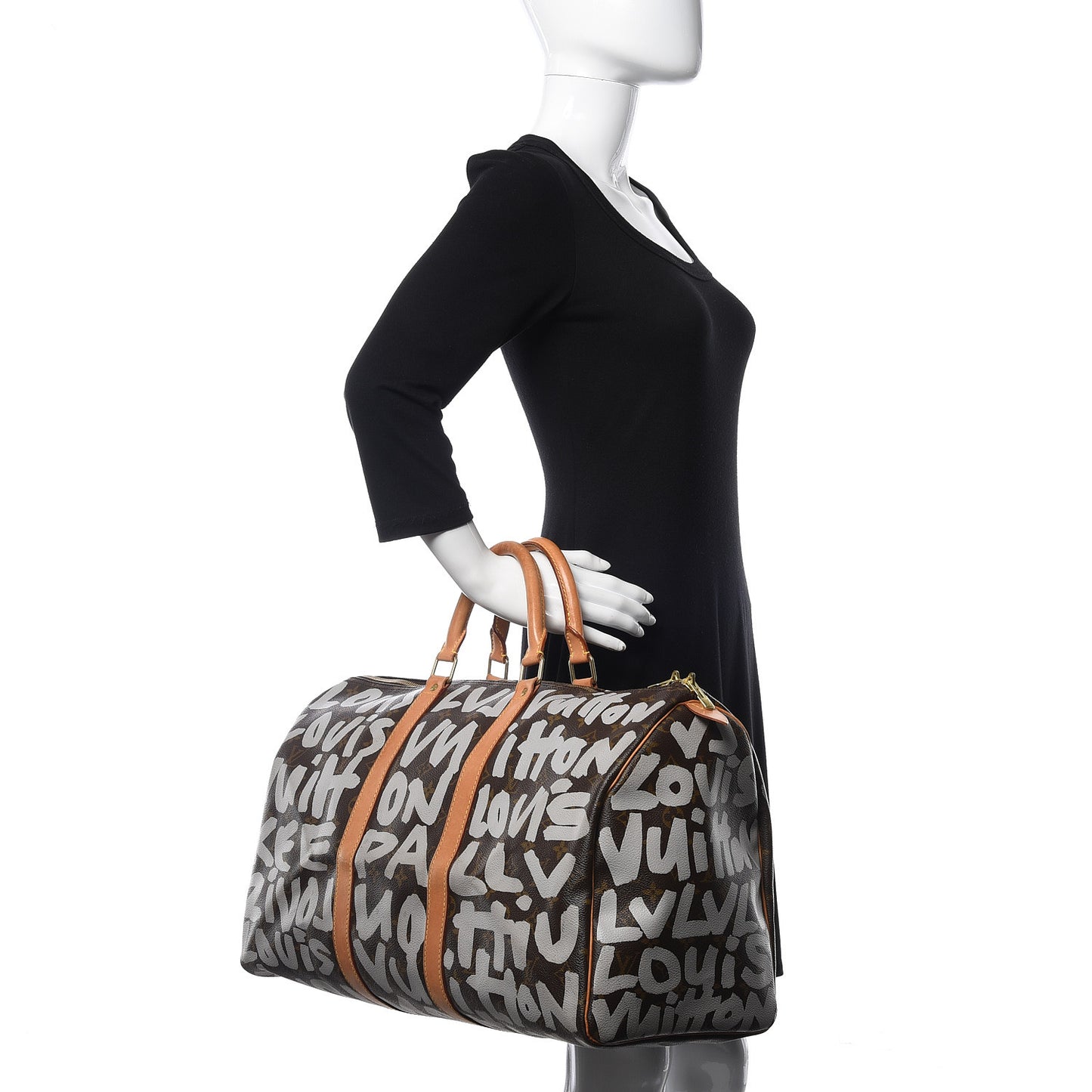 Graffiti Keepall 50 Silver